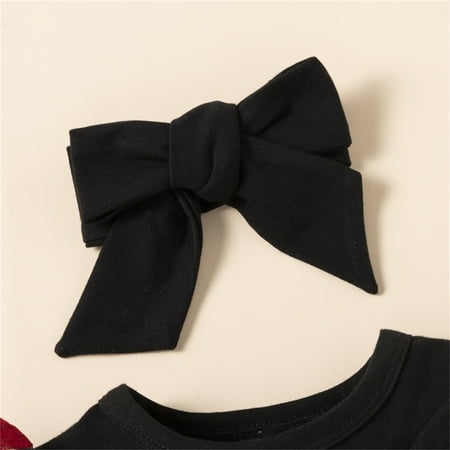 Cathalem Take Luck Home Clothes Toddler KIds Gilrs Mesh Puff Sleeves Love Prints Bowknot Top Pants Hairband Girl Clothes Childrenscostume Black 6 Months
Cathalem Take Luck Home Clothes Toddler KIds Gilrs Mesh Puff Sleeves Love Prints Bowknot Top Pants Hairband Girl Clothes Childrenscostume Black 6 Months