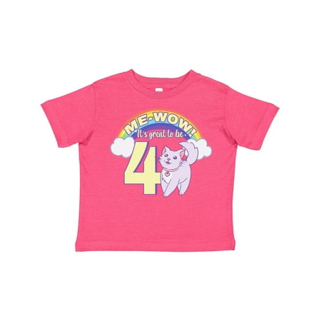 Inktastic Cute 4 Year Old Kitty with Rainbow Gift Toddler Boy or Toddler Girl T-Shirt
Inktastic Cute 4 Year Old Kitty with Rainbow Gift Toddler Boy or Toddler Girl T-Shirt