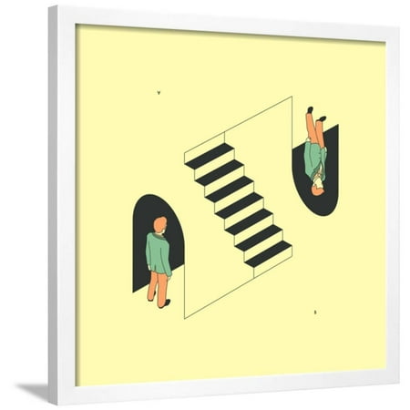 doppelganger Framed Print Wall Art By Jazzberry Blue