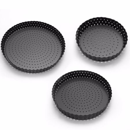 Tart mold with lifting base non-stick coating quiche mold made of carbon steel micro-holes quiche
Tart mold with lifting base non-stick coating quiche mold made of carbon steel micro-holes quiche