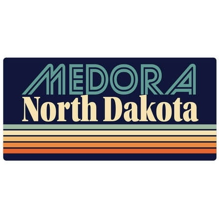 Medora North Dakota 5 x 2.5-Inch Fridge Magnet Retro Design