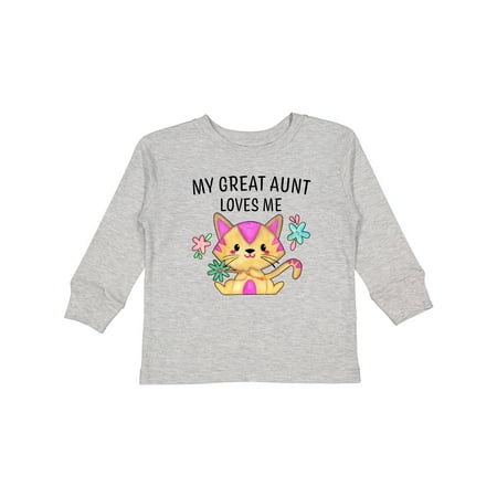 Inktastic My Great Aunt Loves Me with Cute Kitten and Flowers Gift Toddler Boy or Toddler Girl Long Sleeve T-Shirt
Inktastic My Great Aunt Loves Me with Cute Kitten and Flowers Gift Toddler Boy or Toddler Girl Long Sleeve T-Shirt