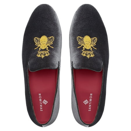 Santimon Mens Dress Shoes Velvet Loafers Slip-on Classic Party Casual Business Shoes Grey 7 US
Santimon Mens Dress Shoes Velvet Loafers Slip-on Classic Party Casual Business Shoes Grey 7 US
