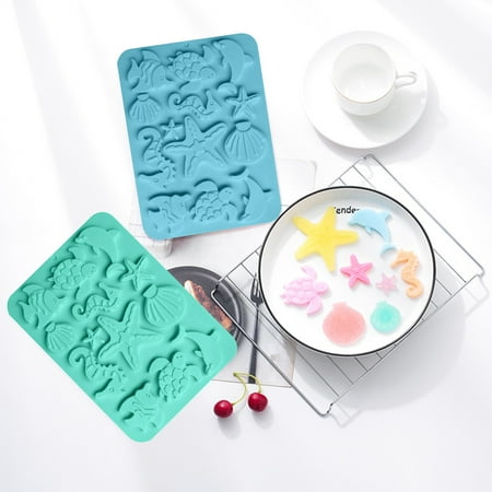 YUNx Cake Mold Heat Resistant Not Sticky Marine Life Theme DIY Baking Silicone Seahorse Ice Cream Jelly Mold Pastry Tool
YUNx Cake Mold Heat Resistant Not Sticky Marine Life Theme DIY Baking Silicone Seahorse Ice Cream Jelly Mold Pastry Tool