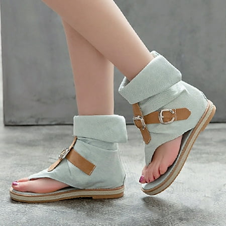 XIAQUJ Foreign Trade Crossborder Summer Sandals Denim Leather Belt Buckle Color Contrast Clip Toe Women s Shoes Sandals Sandals for Women White 9(42)
XIAQUJ Foreign Trade Crossborder Summer Sandals Denim Leather Belt Buckle Color Contrast Clip Toe Women s Shoes Sandals Sandals for Women White 9(42)