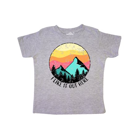 Inktastic I Like it Out Here Mountains at Sunset Distressed Gift Toddler Boy or Toddler Girl T-Shirt
Inktastic I Like it Out Here Mountains at Sunset Distressed Gift Toddler Boy or Toddler Girl T-Shirt