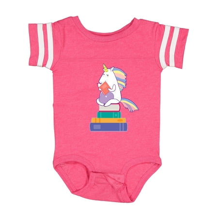 Inktastic Book Lovers Gifts Unicorn Librarian Gift Baby Girl Bodysuit