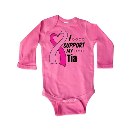 Inktastic Breast Cancer Awareness I Support My Tia with Pink Ribbon Gift Baby Boy or Baby Girl Long Sleeve Bodysuit
Inktastic Breast Cancer Awareness I Support My Tia with Pink Ribbon Gift Baby Boy or Baby Girl Long Sleeve Bodysuit