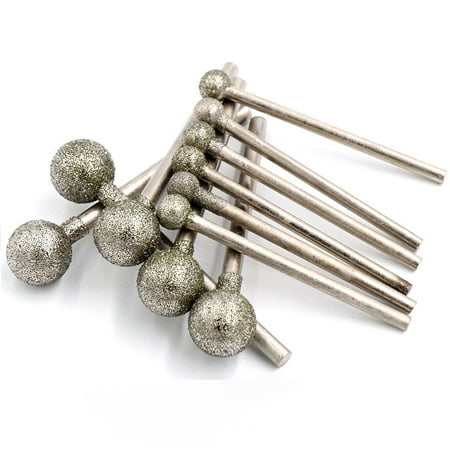 tooloflife 1/5/10pcs Electroplated Ball Diamond Burr Drill Bit Set Rotary Tool Set for Carving Engraving Drilling Multiple Sizes
tooloflife 1/5/10pcs Electroplated Ball Diamond Burr Drill Bit Set Rotary Tool Set for Carving Engraving Drilling Multiple Sizes