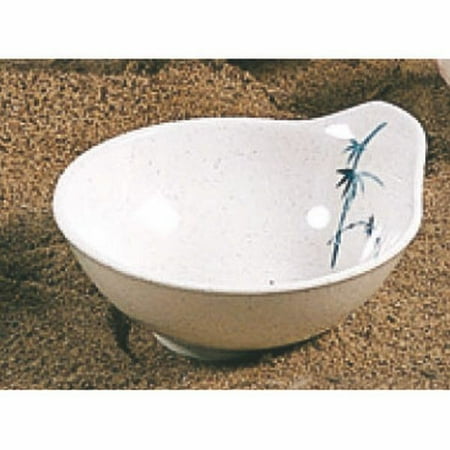Thunder Group 3501BB Blue Bamboo Melamine Sauce Bowl 7 oz.