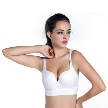 FANTADOOL Women Girl s Sports Bras Racerback Bra Seamless Wireless Underwear Bra Full Coverage Outdoor White M
FANTADOOL Women Girl s Sports Bras Racerback Bra Seamless Wireless Underwear Bra Full Coverage Outdoor White M