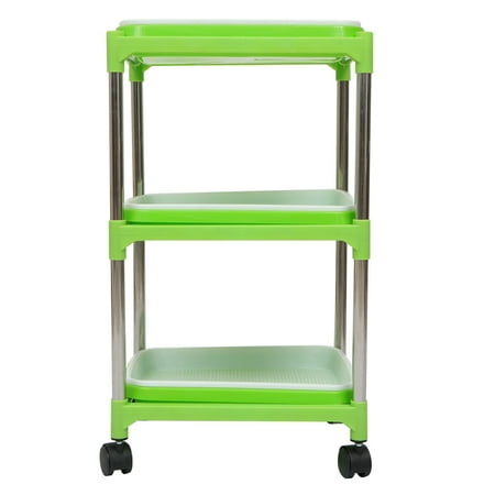 1 Set 3 Layers Sprout Tray with Stainless Steel Shelf Storage Trays
