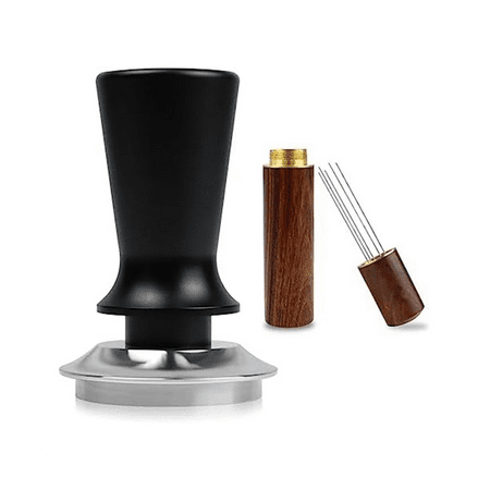 Espresso Tamper 51mm & Espresso Stirrer Espresso Tamper Calibrated Spring Loaded Hand Tamper Stainless Steel Base
Espresso Tamper 51mm & Espresso Stirrer Espresso Tamper Calibrated Spring Loaded Hand Tamper Stainless Steel Base