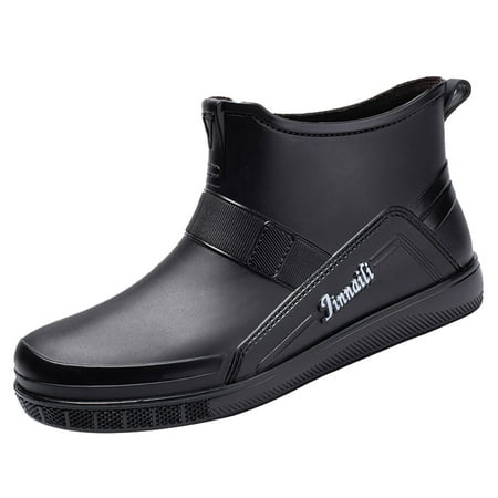 Mackneog Mens Thick Sole Rain Boots Short Tube Non Slip Waterproof Shoes Kitchen Work Boots Rain Boots Gift on Clearance
Mackneog Mens Thick Sole Rain Boots Short Tube Non Slip Waterproof Shoes Kitchen Work Boots Rain Boots Gift on Clearance