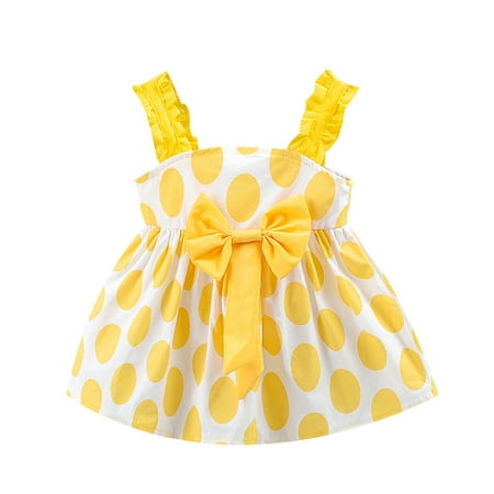 ZMHEGW Toddler Baby Girls Kids Strap Bow Dot Print Summer Dress Princess Dresses Clothing
ZMHEGW Toddler Baby Girls Kids Strap Bow Dot Print Summer Dress Princess Dresses Clothing