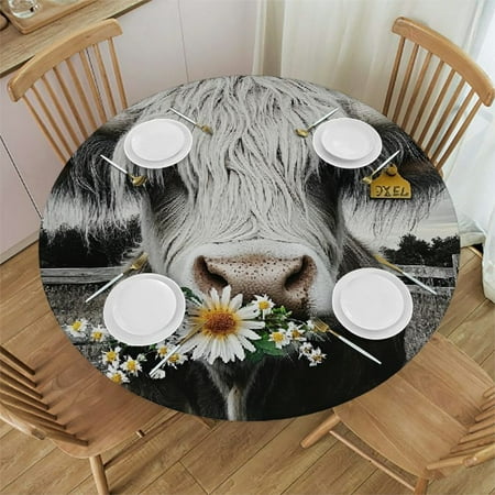 FUMJ Flowers Round Tablecloth Washable for Home Kitchen Outdoor Decoration 100% Polyester Fiber 42 -46
FUMJ Flowers Round Tablecloth Washable for Home Kitchen Outdoor Decoration 100% Polyester Fiber 42 -46