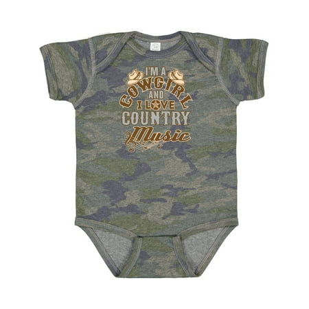 Inktastic Cowgirl Country Music Lover Gift Baby Girl Bodysuit