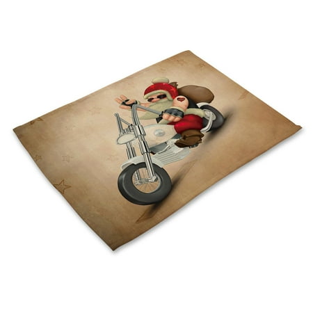 TINYFULL Christmas Placemat With Tableware Holder Bag Xmas Table Mat Food Dinner Decor
TINYFULL Christmas Placemat With Tableware Holder Bag Xmas Table Mat Food Dinner Decor