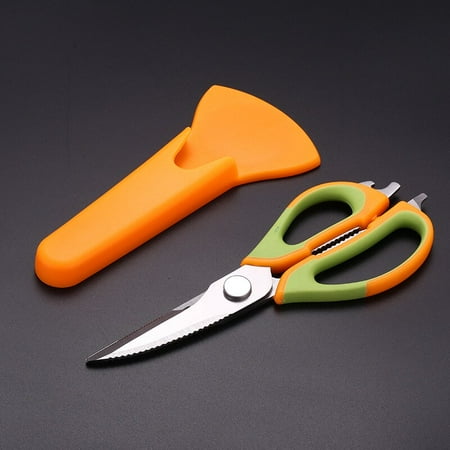 Kitchen Scissors Stainless Steel Multifunctional Scissors Refrigerator Tiles Removable Household Chicken Bone Scissors Food Scissors 
Kitchen Scissors Stainless Steel Multifunctional Scissors Refrigerator Tiles Removable Household Chicken Bone Scissors Food Scissors