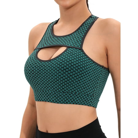 YouLoveIt Women Seamless Sport Bra Wirefree Yoga Bra Racerback High Impact Removable Padded Sports Bra for Women Push Up Shockproof Wirefree Crop Top Sports Bras
YouLoveIt Women Seamless Sport Bra Wirefree Yoga Bra Racerback High Impact Removable Padded Sports Bra for Women Push Up Shockproof Wirefree Crop Top Sports Bras