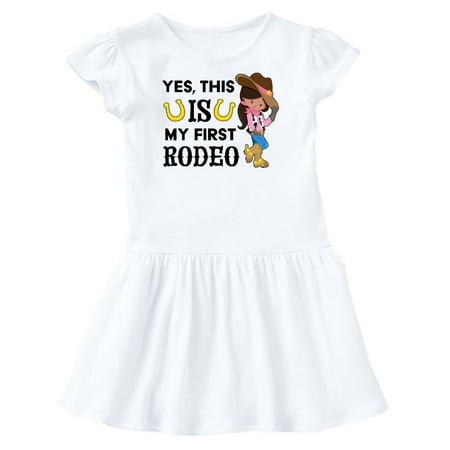 Inktastic Yes this IS my First Rodeo- cowgirl in hat and boots Gift Toddler Girl Dress
Inktastic Yes this IS my First Rodeo- cowgirl in hat and boots Gift Toddler Girl Dress