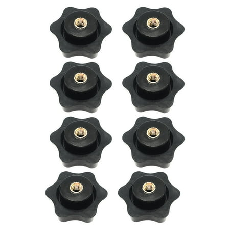Xinqinghao 8pcs Head Black Thread Star Knob Knob Star Clamping Female Faucets Black
Xinqinghao 8pcs Head Black Thread Star Knob Knob Star Clamping Female Faucets Black