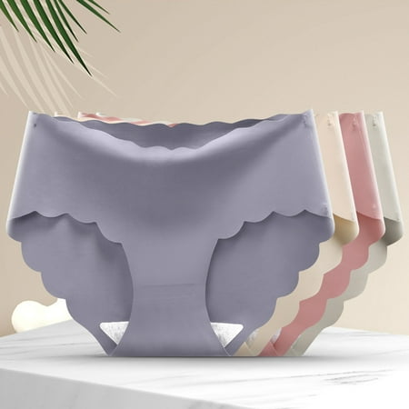 opvise Women Underpants Mid Waist Elastic Protective Anti-septic Smooth Thin Half-assed One Piece Seamless Lady Panties White XL
opvise Women Underpants Mid Waist Elastic Protective Anti-septic Smooth Thin Half-assed One Piece Seamless Lady Panties White XL