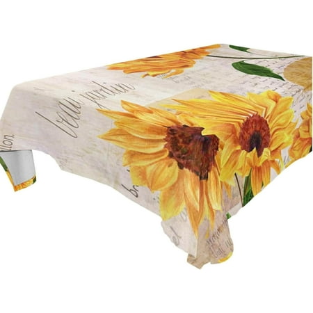 Hyjoy Daisy Flower Tablecloth Waterproof Washable Polyester Square Table Cover Durable Tablecloth for Kitchen Dining Table Party Decor (54 X 72 Inch)
Hyjoy Daisy Flower Tablecloth Waterproof Washable Polyester Square Table Cover Durable Tablecloth for Kitchen Dining Table Party Decor (54 X 72 Inch)