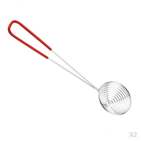 2-Pack 30cm Stainless Steel Spoon For Japanese Hot Pot Fine Mesh Food Strainer For Kitchen Cooking Frying Oil Filter Skimming Foam
2-Pack 30cm Stainless Steel Spoon For Japanese Hot Pot Fine Mesh Food Strainer For Kitchen Cooking Frying Oil Filter Skimming Foam