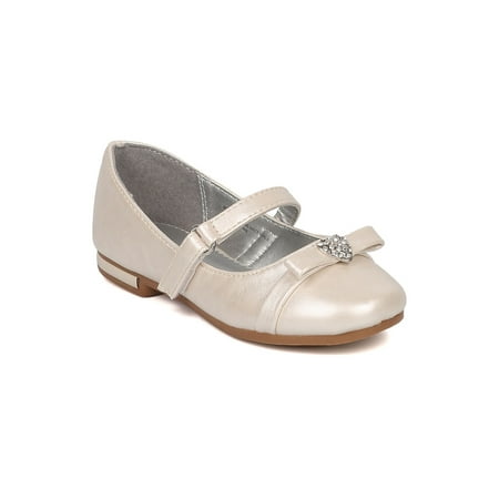 New Girl Little Angle Ashley-941E Rhinestone Heart Bow Tie Mary Jane Ballet Flat
New Girl Little Angle Ashley-941E Rhinestone Heart Bow Tie Mary Jane Ballet Flat