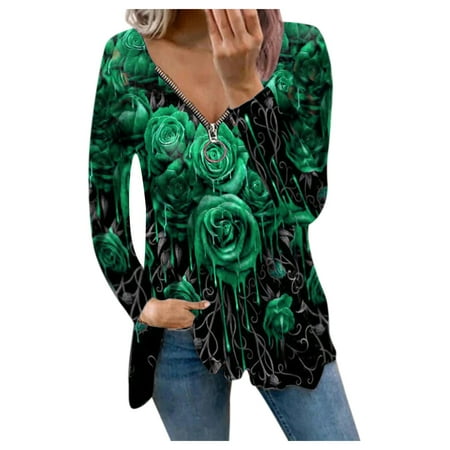 Pianpianzi Active Scrub Jacket Turtleneck Shirt Long Sleeve Half Shirts Women Print Zipper V-neck Tank Tops Long Sleeve Casual Loose T-shirt
Pianpianzi Active Scrub Jacket Turtleneck Shirt Long Sleeve Half Shirts Women Print Zipper V-neck Tank Tops Long Sleeve Casual Loose T-shirt