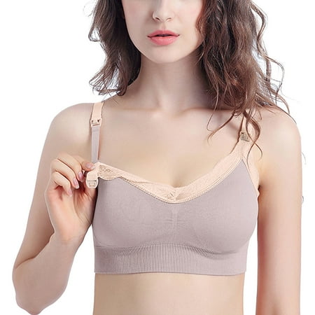 Hunpta Nursing Bras For Women Sports Bra Comfort Breathable Front Button Sleep Bra Wire-Free Bralette Solid Color
Hunpta Nursing Bras For Women Sports Bra Comfort Breathable Front Button Sleep Bra Wire-Free Bralette Solid Color