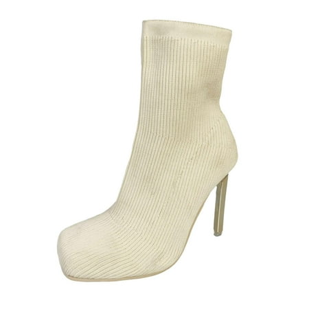 jsaierl Woman s Square Toe Shoes Retro Stretch Knitted Wool Short Sleeve Socks High Heel Boots
jsaierl Woman s Square Toe Shoes Retro Stretch Knitted Wool Short Sleeve Socks High Heel Boots