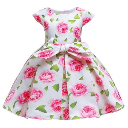 OLLUISNEO 5-6 Years Little Girls Dress Fly Ruffled Sleeve Embroiedry Floral Party Formal Dress White
OLLUISNEO 5-6 Years Little Girls Dress Fly Ruffled Sleeve Embroiedry Floral Party Formal Dress White