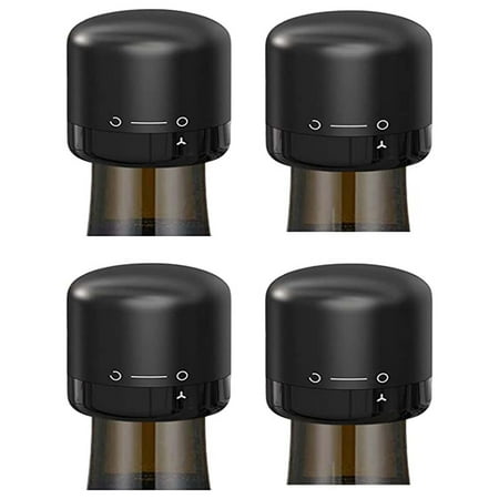 4 Pack Wine Bottle Stopper Silicone Sealed Twist Top Wine Sealer for Wine Bottles Small Wine Toppers Stopper for Easy Storage Black
4 Pack Wine Bottle Stopper Silicone Sealed Twist Top Wine Sealer for Wine Bottles Small Wine Toppers Stopper for Easy Storage Black