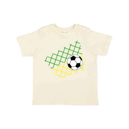 Inktastic Soccer Ball Net with Brazillian Flag Colors Gift Toddler Boy or Toddler Girl T-Shirt
Inktastic Soccer Ball Net with Brazillian Flag Colors Gift Toddler Boy or Toddler Girl T-Shirt