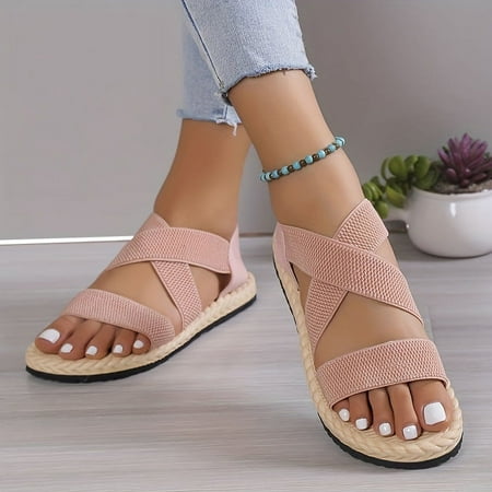 ZBCHLS Women s Elastic Ankle Strap Flat Sandals Summer Dressy Shoes Cute Strappy Gladiator Sandals
ZBCHLS Women s Elastic Ankle Strap Flat Sandals Summer Dressy Shoes Cute Strappy Gladiator Sandals