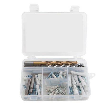 VEAREAR Essential Hardware tools 94Pcs Screws Hard Anti-rust High Hardness Diverse Tapping Screws Drill Bits for Blinds
VEAREAR Essential Hardware tools 94Pcs Screws Hard Anti-rust High Hardness Diverse Tapping Screws Drill Bits for Blinds