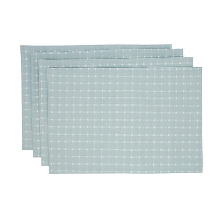 Fennco Styles Stylish Stitched Line Table Placemat (Aqua 13 x19 Placemat Set of 4)
Fennco Styles Stylish Stitched Line Table Placemat (Aqua 13 x19 Placemat Set of 4)