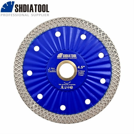 SHDIATOOL Diamond Blades Superthin Turbo 1pc 105-180mm Marble Tile Granite Quartz Angle Grinder Hot Pressed Mesh Cutting Disc
SHDIATOOL Diamond Blades Superthin Turbo 1pc 105-180mm Marble Tile Granite Quartz Angle Grinder Hot Pressed Mesh Cutting Disc
