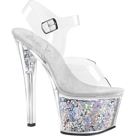 Women s Pleaser Sky 308GF Ankle Strap Sandal