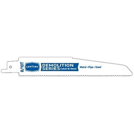 Century Drill & Tool 7605 Demolition Reciprocating Blades - 8-10T x 6 in.
