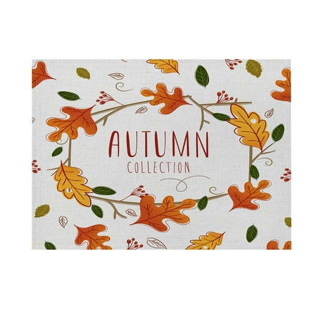 kitchen aid Clearance Kitchen Mat Thanksgiving Pumpkin Turkey Maple Leaf Placemats 4PC Autumn Table Decoration
kitchen aid Clearance Kitchen Mat Thanksgiving Pumpkin Turkey Maple Leaf Placemats 4PC Autumn Table Decoration