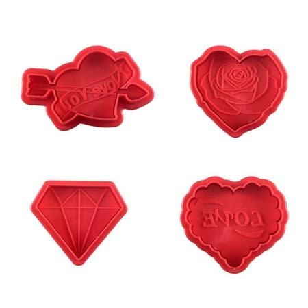 4pcs 3D Rose Heart Love Spring Cookie Mold Biscuit Cutter Baking Mould Kitchen Cake Decorating Tool
4pcs 3D Rose Heart Love Spring Cookie Mold Biscuit Cutter Baking Mould Kitchen Cake Decorating Tool