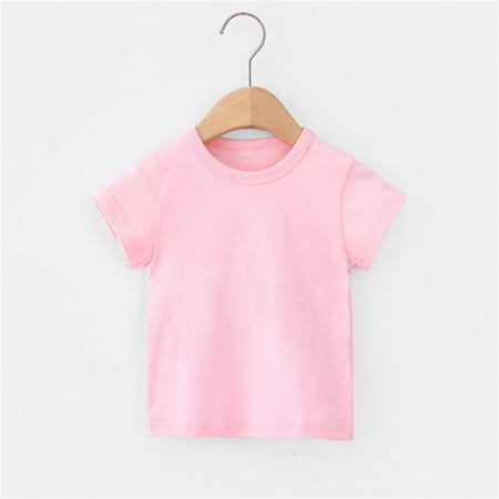 Simplmasygenix Toddler Tops Summer Short Sleeve Baby Boys Girl Comfortable Solid Color Cotton T-shirt Top
Simplmasygenix Toddler Tops Summer Short Sleeve Baby Boys Girl Comfortable Solid Color Cotton T-shirt Top