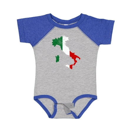 Inktastic Italian Map Flag Gift Baby Boy or Baby Girl Bodysuit