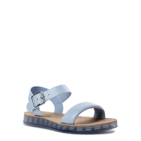 Wonder Nation Little & Big Girls Jelly Footbed Sandal Sizes 13-5
