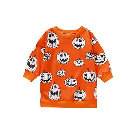 Toddler Baby Girl Boy Crewneck Halloween Sweatshirt Pullover Sweater Long Sleeve Shirt Blouse Tops Warm Fall Winter Clothes
Toddler Baby Girl Boy Crewneck Halloween Sweatshirt Pullover Sweater Long Sleeve Shirt Blouse Tops Warm Fall Winter Clothes
