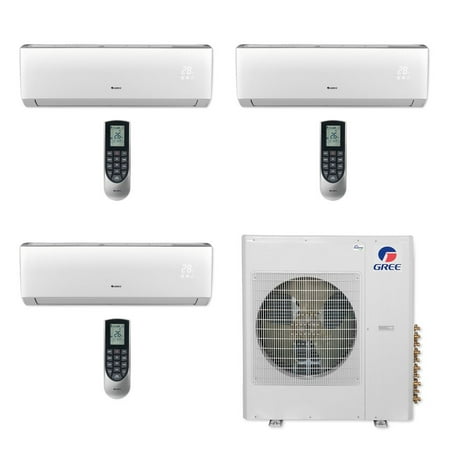 Gree MULTI42CLIV306 - 42 000 BTU Multi21+ Tri-Zone Wall Mount Mini Split Air Conditioner Heat Pump 208-230V (9-12-24)
Gree MULTI42CLIV306 - 42 000 BTU Multi21+ Tri-Zone Wall Mount Mini Split Air Conditioner Heat Pump 208-230V (9-12-24)