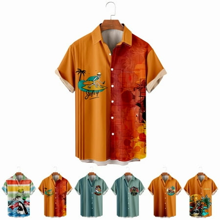 LANLIN Hawaiian Unisex Crewneck T-Shirts Print Slim-Fit Costume Size 100-170/XXS-8XL
LANLIN Hawaiian Unisex Crewneck T-Shirts Print Slim-Fit Costume Size 100-170/XXS-8XL